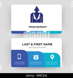 personal development, business card design template, Visiting for your company, Modern Creative and Clean identity Card Vector Stock Vector