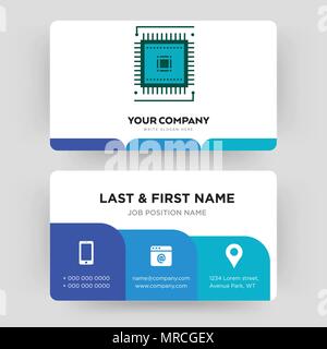 sem, business card design template, Visiting for your company, Modern Creative and Clean identity Card Vector Stock Vector