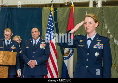 U.S. Air Force Col. Bryony A. Terrell (left), 145th Airlift Wing ...