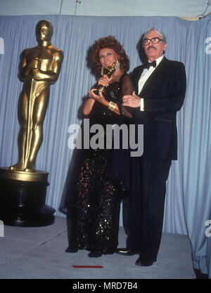 Actress Sophia Loren and Actor Gregory Peck in 'Arabesque' Stock Photo ...