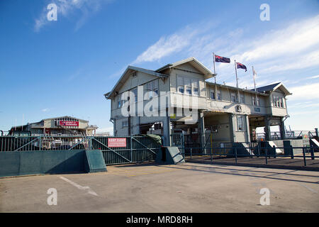 Melbourne, Australia: March 21, 2018: The Spirit of Tasmania an interstate passenger ferry docked at Station Pier in Port Melbourne.