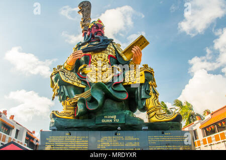 Chinese Temple on the Koh Samui Island, Thailand Stock Photo