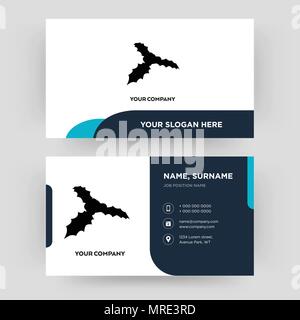 mistletoe, business card design template, Visiting for your company, Modern Creative and Clean identity Card Vector Stock Vector