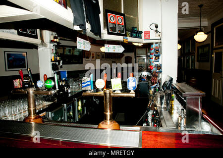 SYDNEY, AUSTRALIA - April 7, 2018: Inside the iconic Mercantile Hotel Pub which is the oldest Irish pub in Sydney Stock Photo