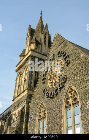 The. Municipal Hall in Pontypridd town centre is a long standing performing arts venue Stock Photo