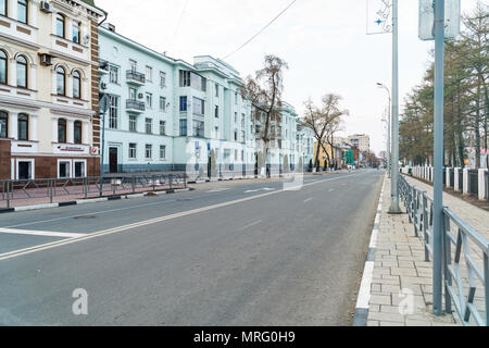 Quiet street in the city Stock Photo