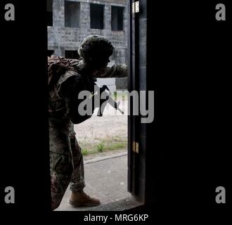 U.S. Army instructors from the basic rifle marksmanship committee guide ...