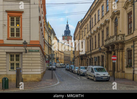 Krakow, Poland - the second biggest city in Poland, Krakow offers dozens of interesting spots, expecially in the stunning Old Town Stock Photo