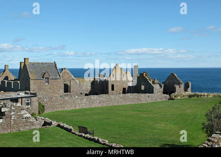 Dunnottar Castle In Aberdeen, Scotland. Stock Photo