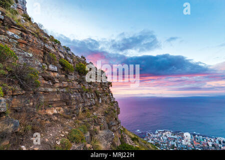 View from Lion's Head, Cape Town Stock Photo