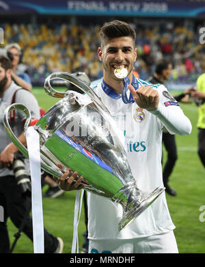 Kiev, Ukraine. 26th May, 2018. Marco Asensio of Real Madrid