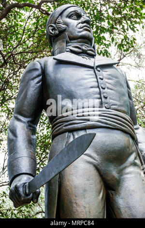 Mexico City,Polanco,Hispanic,immigrant immigrants,Mexican,Bosque de Chapultepec forest park parque,Castillo de Chapultepec garden,walkway,sculpture,st Stock Photo