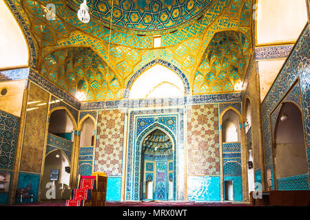 View on Jame mosque in Yazd - Iran Stock Photo