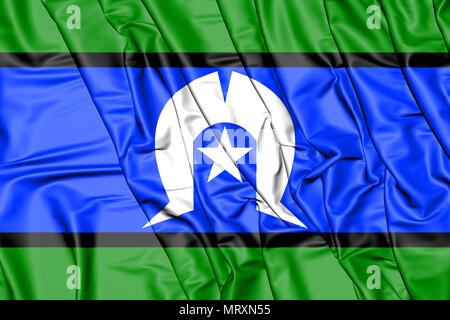 Torres Strait Islanders Flag. Close Up Stock Photo - Alamy