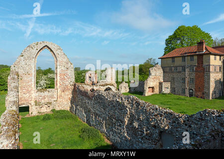 Leiston Abbey, Suffolk, England. Stock Photo