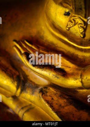 Outdoor Buddha Image in Buddist temple of Thailand Stock Photo - Alamy