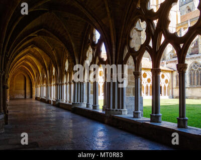 In the cloister of the Cathedral of Saint Mary - Bayonne, France Stock Photo