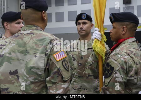 Command Sgt. Major Erick R. Macher, the incoming command sergeant major ...