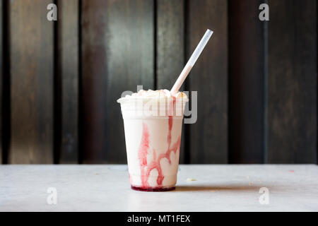 Strawberry Milkshake Stock Photo