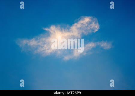 Unusual sunset cloud formations in Colorado, USA Stock Photo