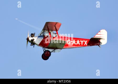 1929 Southern Martlet flying at Old Warden Aerodrome Stock Photo