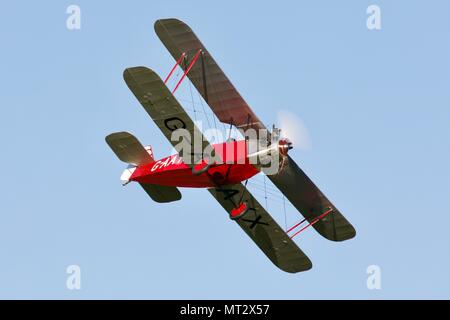 1929 Southern Martlet flying at Old Warden Aerodrome Stock Photo