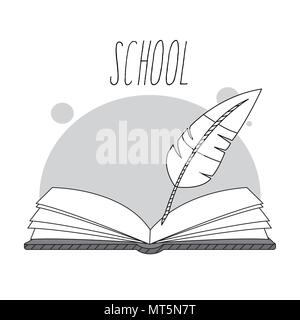 Hand draw education cartoons Stock Vector