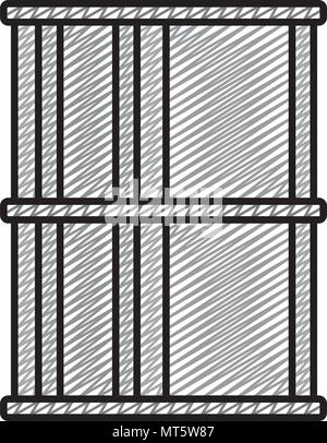 doodle metal tin can container product Stock Vector