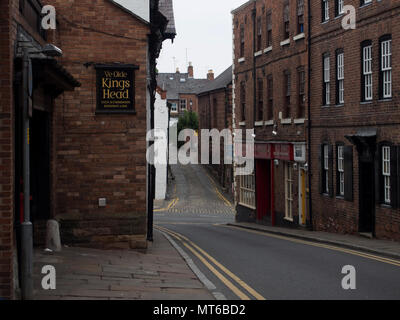 Taverns in narrow streets in Chester, England, UK. Stock Photo