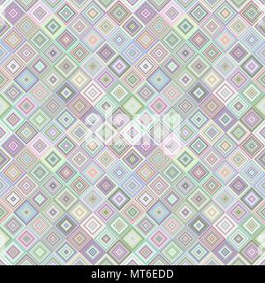 Abstract diagonal square pattern background - seamless graphic Stock Vector