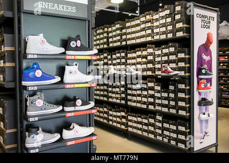 Iconic Converse Chuck Taylor sneakers for sale at the Tanger outlet mall in  Deer Park Long Island, New York Stock Photo - Alamy