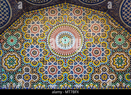 Traditional maroccan pattern background Stock Photo