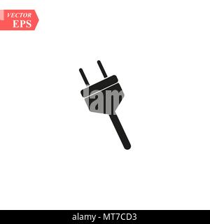 Plugs icon on white background. Vector illustration. eps10 Stock Vector
