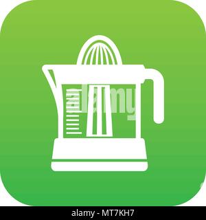 Juicer icon green vector Stock Vector