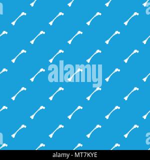 Broken bone pattern vector seamless blue Stock Vector