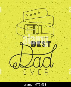 Fathers day belt Stock Vector Image & Art - Alamy