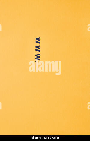 Yellow Internet Background Stock Photo