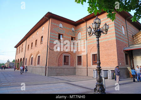 Ankara/Turkey - May 27 2018: Haci Bayram Mosque in Ulus neighborhood Stock Photo