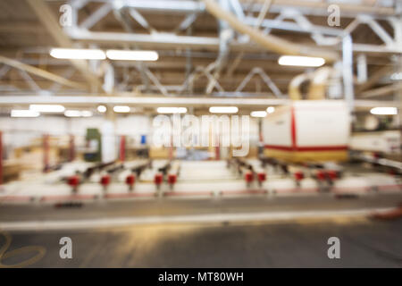 blurred factory workshop background Stock Photo