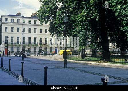 1988 HISTORICAL BEDFORD SQUARE GARDEN LONDON ENGLAND UK Stock Photo