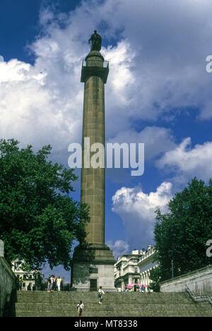 1988 HISTORICAL DUKE OF YORK COLUMN MONUMENT STEPS THE MALL LONDON ENGLAND UK Stock Photo