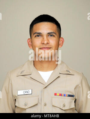 CORPUS CHRISTI, Texas (Nov. 1, 2017) Hospital Roberto Carlos Cano, Naval Health Clinic Corpus Christi Blue Jacket Sailor of the Year 2017. Stock Photo