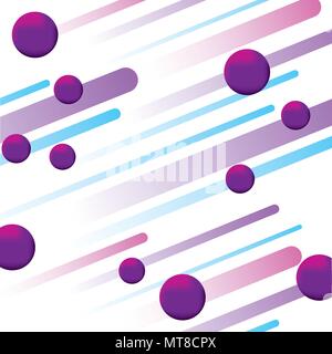 fluid liquid bubbles creative abstract neon blend Stock Vector