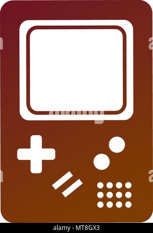 retro game electronic console classical Stock Vector