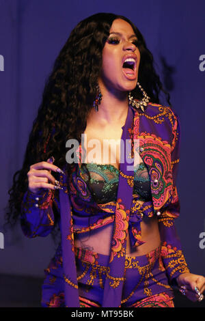 Miami, Florida, USA. 29th May, 2018. Cardi B on the set of her I Like It video shoot March 28, 2018 in Miami, Florida. Photo Credit: Walik Goshorn/Mediapunch/Alamy Live News Stock Photo