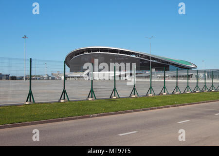 Kazan, Russia - May 26, 2018: Highway and football stadium 'Kazan Arena' Stock Photo