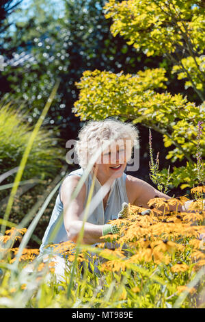 Senior woman with an active lifestyle enjoying retirement Stock Photo