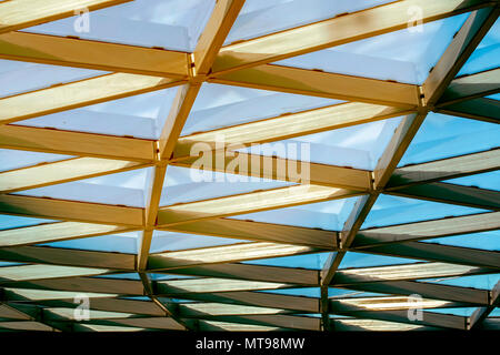 Skylight window Abstract architectural background Stock Photo