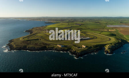 Aerial View of Anglesey Race Circuit (Trac Mon) on the Isle Of Anglesey, Wales Stock Photo