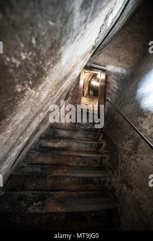 Inside Giotto's Campanile of Duomo di Firenze Cathedral, Cathedral of Saint Mary of Flower, Florence, Italy, Europe March 08, 2018 Stock Photo